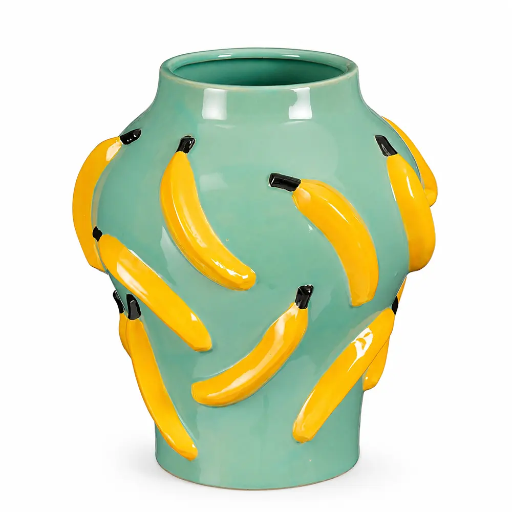 Vase Grün Banane 30cm