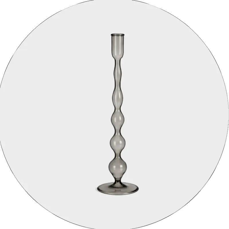 Glaskerzenhalter