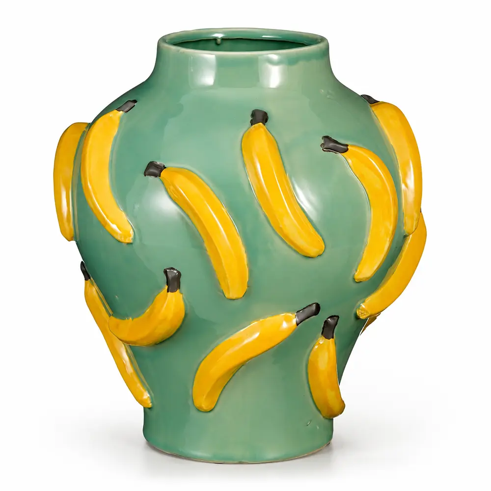 Vase grün Banane 38cm
