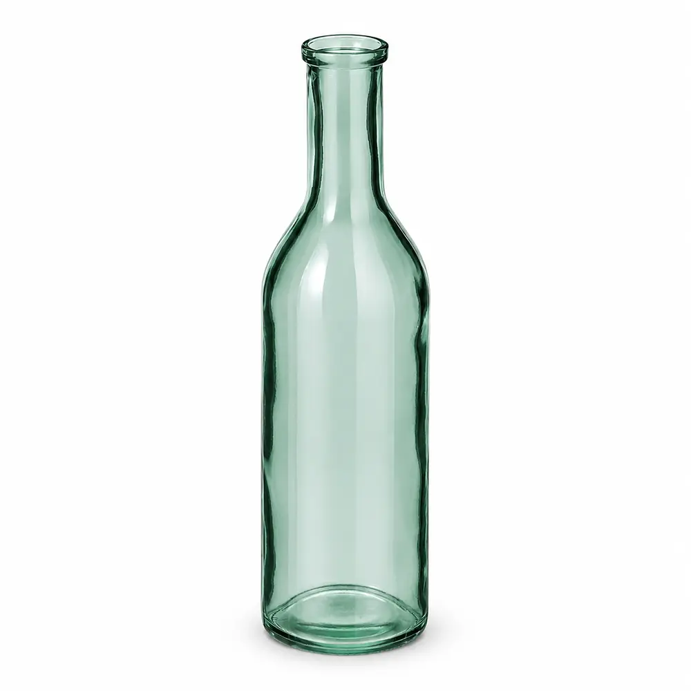 Flaschenvase Grau/Grün