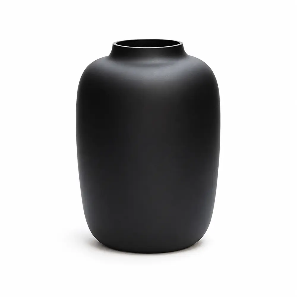 Vase Schwarz Matt 24-35cm