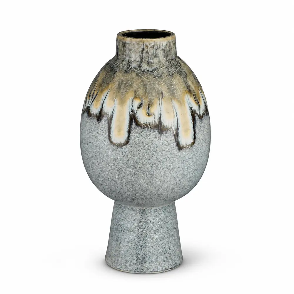 Vase Blau Keramik