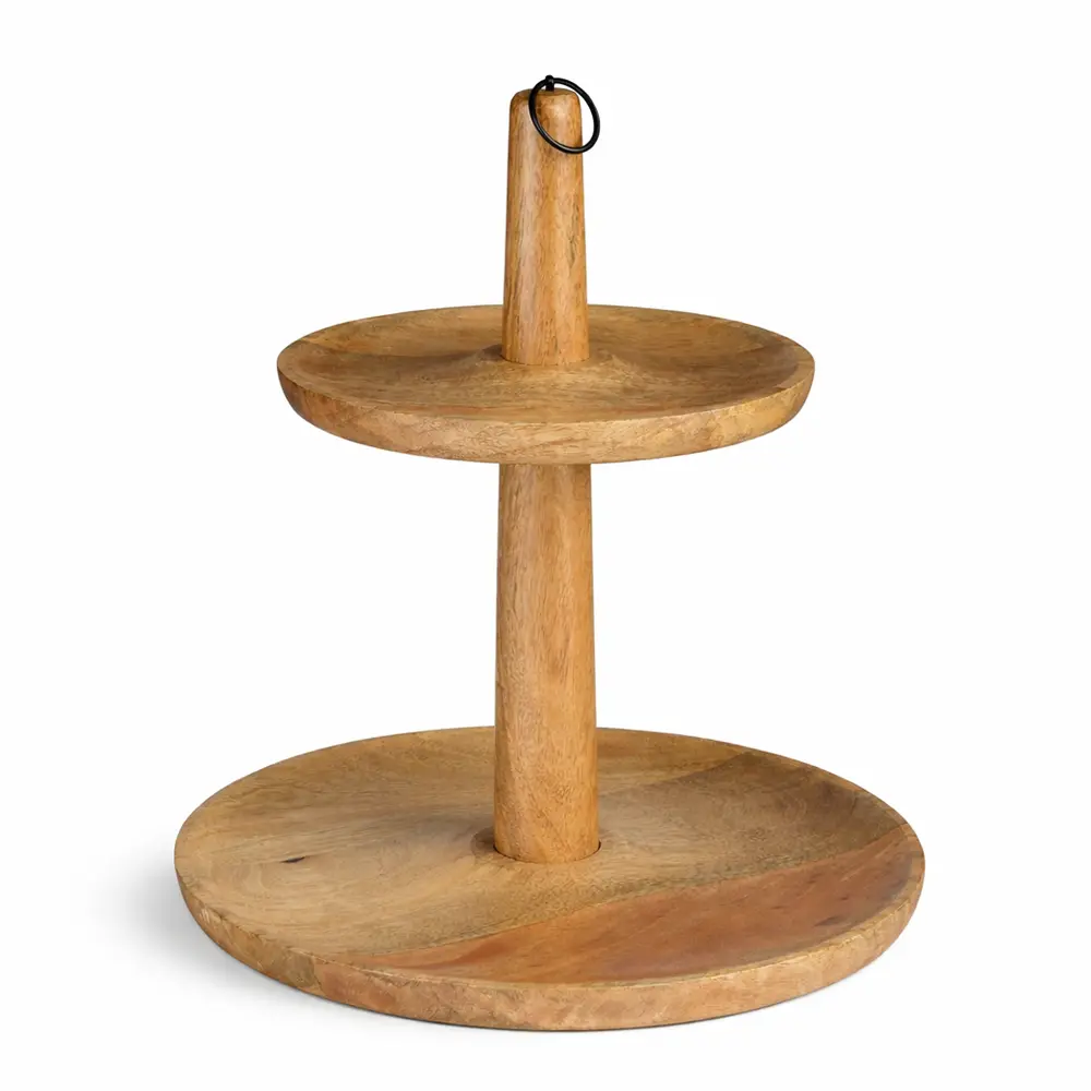 Servier Etagere Mangoholz