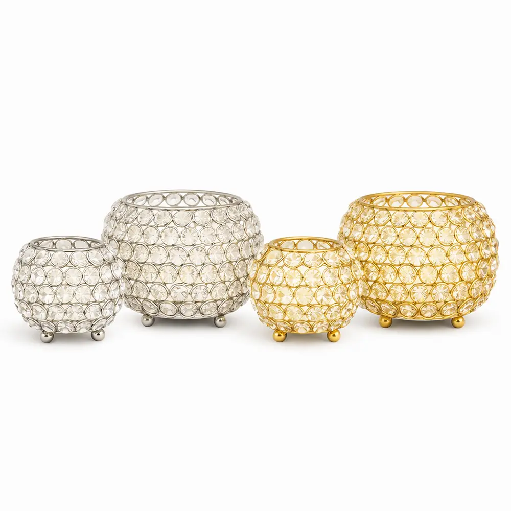 Teelichthalter 3er Set Gold/Silber featured image